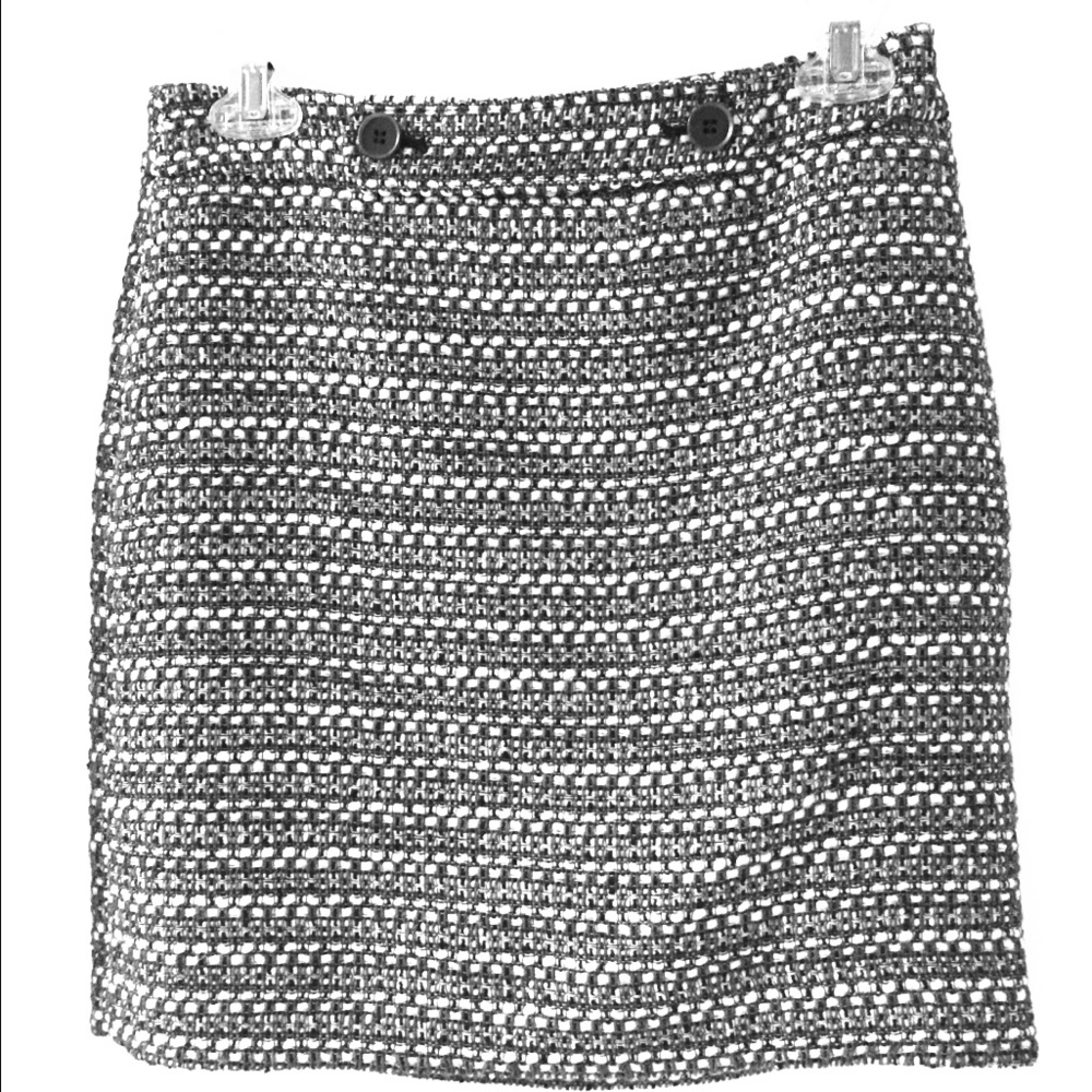 LOFT heavy tweed (lined) skirt
